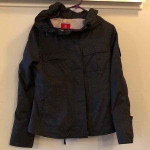 Cole Haan black rain jacket